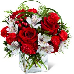 The Holiday Hopes Bouquet  from Visser's Florist and Greenhouses in Anaheim, CA